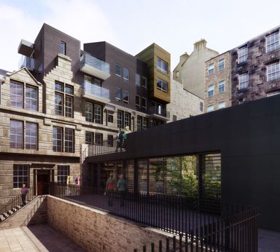 Modular Rooftop Apartments, Advocates Close, Edinburgh